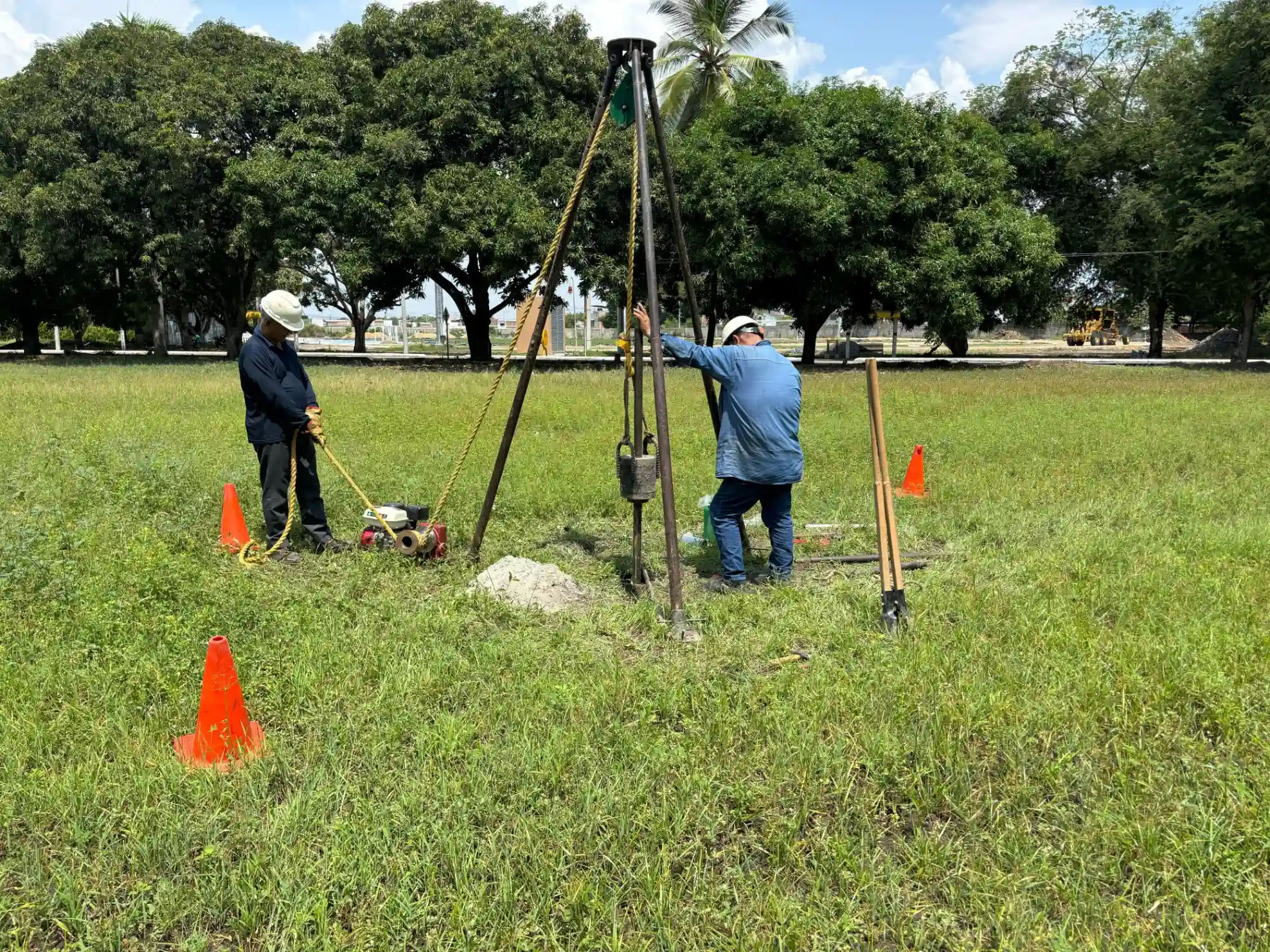 Modern building at night