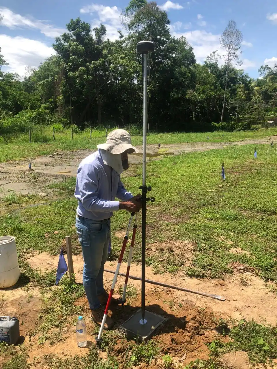 Plano georreferenciado en sistema oficial MAGNA-SIRGAS